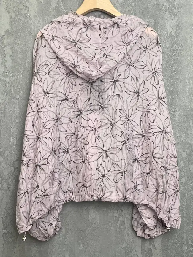 Ветровка-пыльник на молнии 9182 Размер 50-58 фото 11