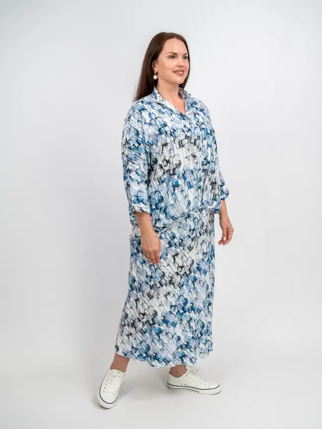 Юбка ЭттоПлюс 34190-3 Размеры 50-58 фото 9