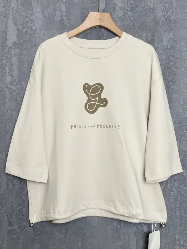 Лонгслив с принтом 95047 Размеры 48-58 фото 59