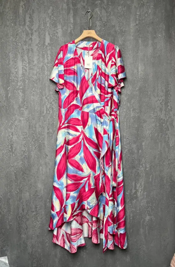 Платье на запахе ЭттоПлюс 044 размеры 48 - 58 фото 31