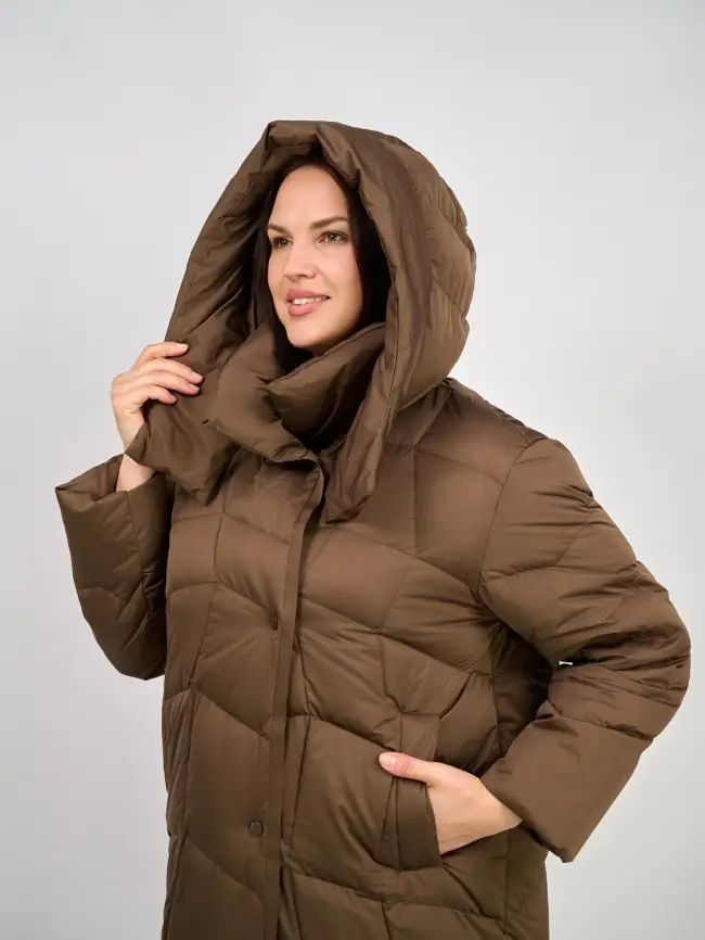 Пальто 5041 Размер 48-54 фото 17