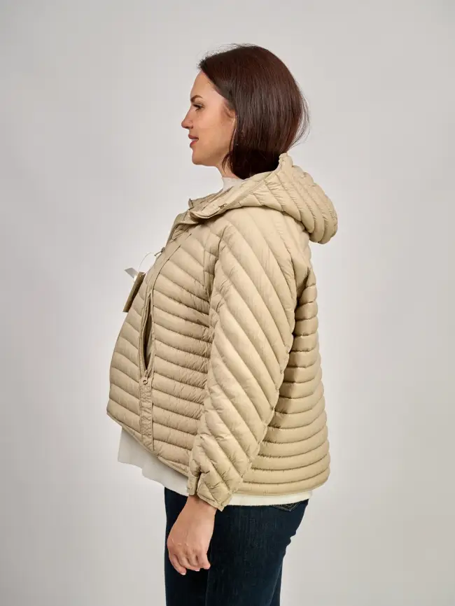 Куртка пуховая легкая 8184 Размер 48-58 фото 50