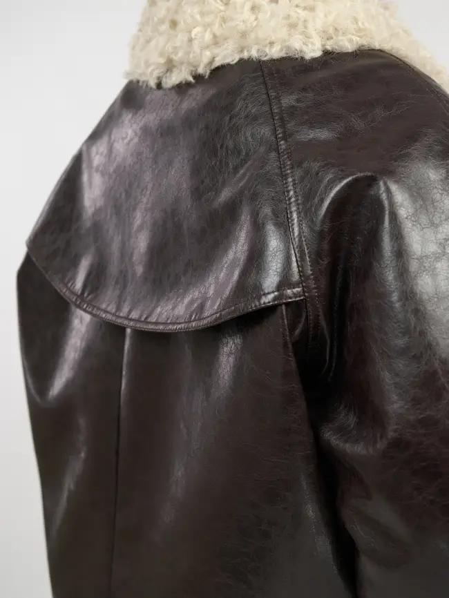 Дубленка 881801 Размер 54-58 фото 4