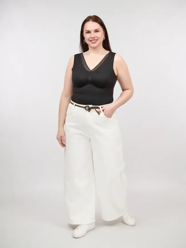 Топ-майка с чашками 1551 Размер 46-54 фото 3