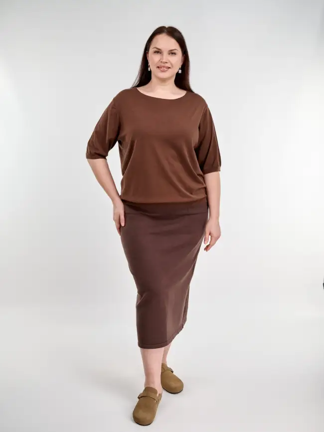 Джемпер 77643 ЭттоПлюс Размер 50-58 фото 24