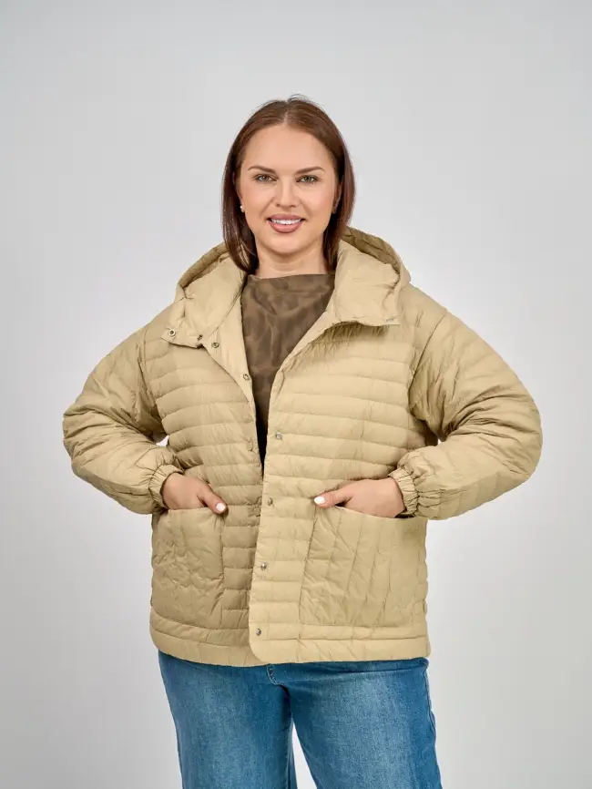 Куртка пух легкая 2  8227 фото 4