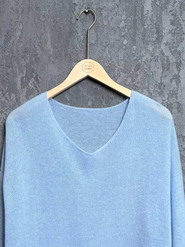 Джемпер шерсть,кашемир 25678 Размер 48-56 фото 35