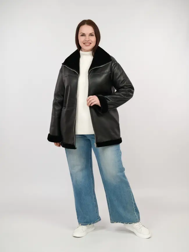 Дубленка 122802 Размер 50-54 фото 19