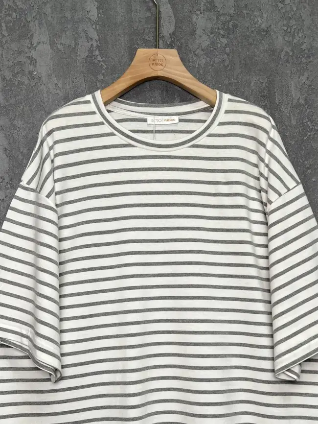 Футболка в полоску ЭттоПлюс 034 Размер 50-58 фото 17