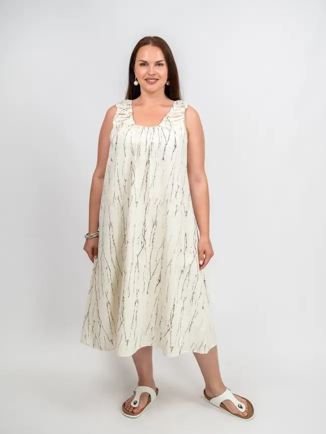 Сарафан ЭттоПлюс 34181 размер 52- 56 фото 1