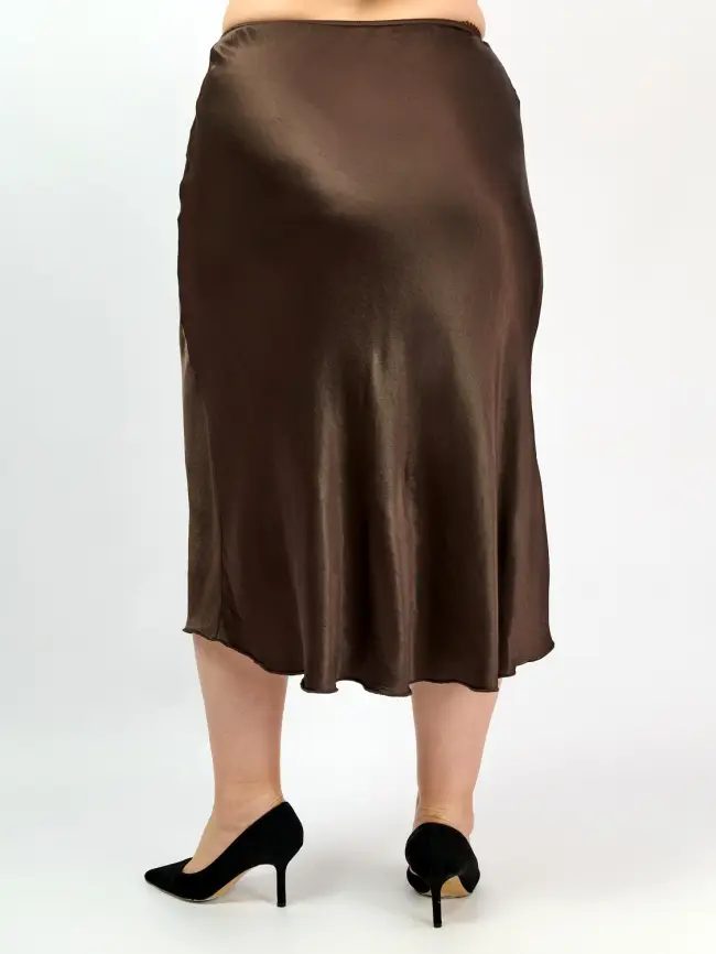 Юбка атлас 9298-1 Размер 48-56 фото 99