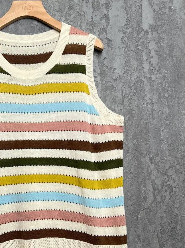 Жилет трикотажный 22962 размер 50- 58 фото 18