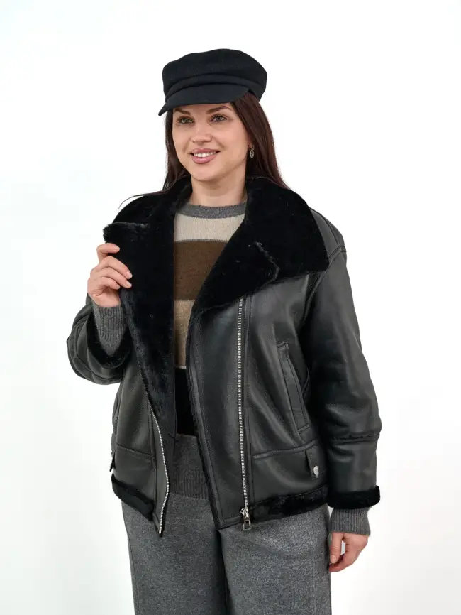 Дубленка 18829 Размер 50-54 фото 19