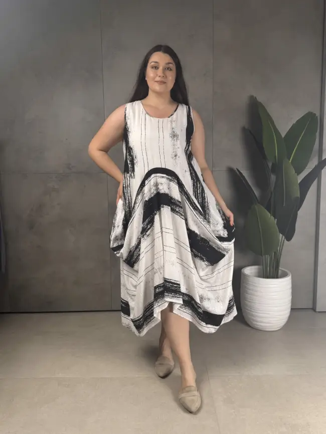 Сарафан ЭттоПлюс 10432 размер 52- 58 фото 11