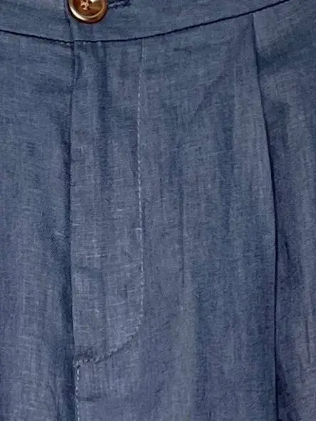 Брюки лен палаццо 25030 фото 9