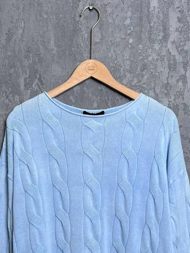 Джемпер Италия с круглым горлом 3388 Размер 50-58 фото 73