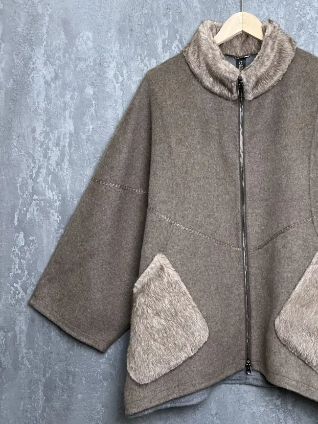 Пальто кашемир 082 Размеры 48-60 фото 11