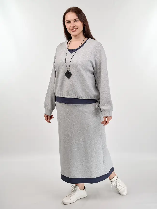 Костюм тройка 0093 Размеры 54-58 фото 3