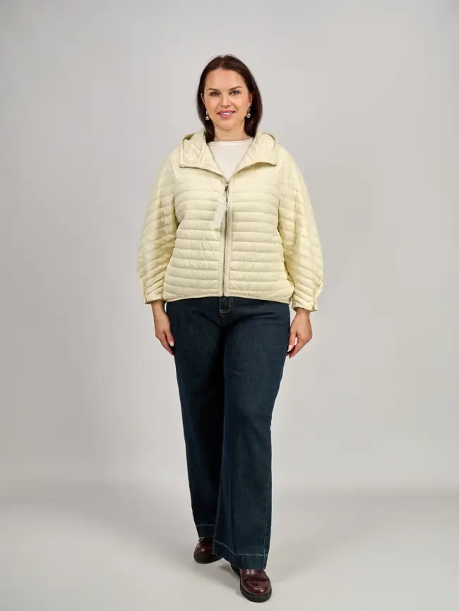 Легкая пуховая куртка 6007 Размер 44-56 фото 14