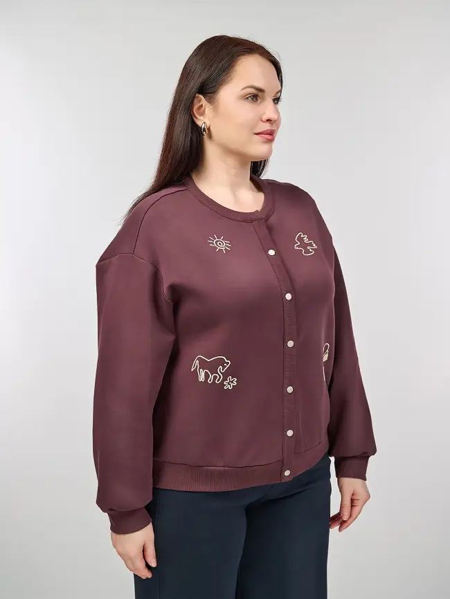 Кардиган 3510-1 Размер 50-58 фото 32