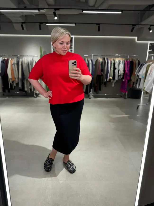 Юбка-карандаш ЭттоПлюс 272 Размер 50-54 фото 11