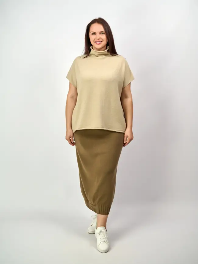 Юбка ЭттоПлюс 665 Размер 50-58 фото 101