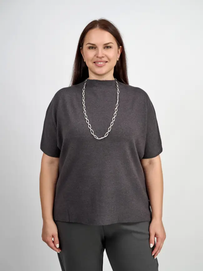 Джемпер короткий рукав ЭттоПлюс 707 Размер 50-58 фото 65