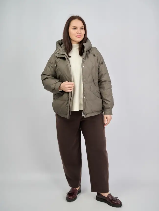 Пуховая куртка ЭттоПлюс 2553 Размер 48-54 фото 181