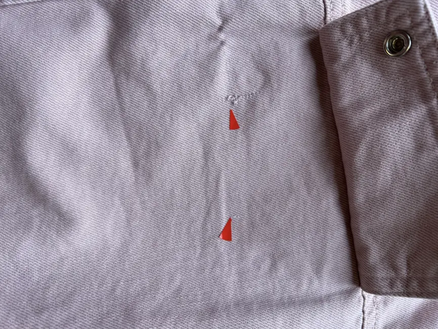 Куртка джинсовая(пудра)88203 Уценка фото 2