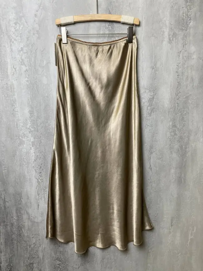 Юбка атлас 9298-1 Размер 48-56 фото 5