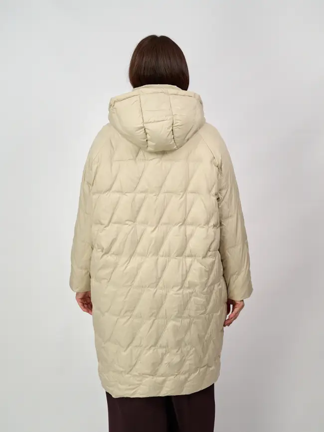 Пальто стеганое облегченное 8809 фото 6