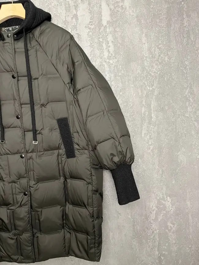 Пуховое пальто 6562 Размер 48-56 фото 32