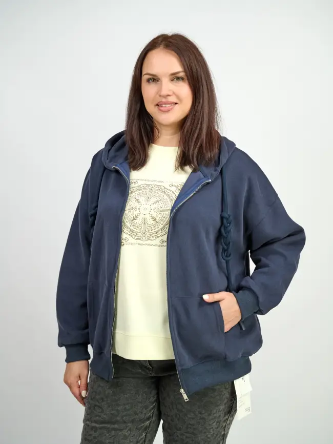 Худи зип оверсайз 505 Размер 50-58 фото 75