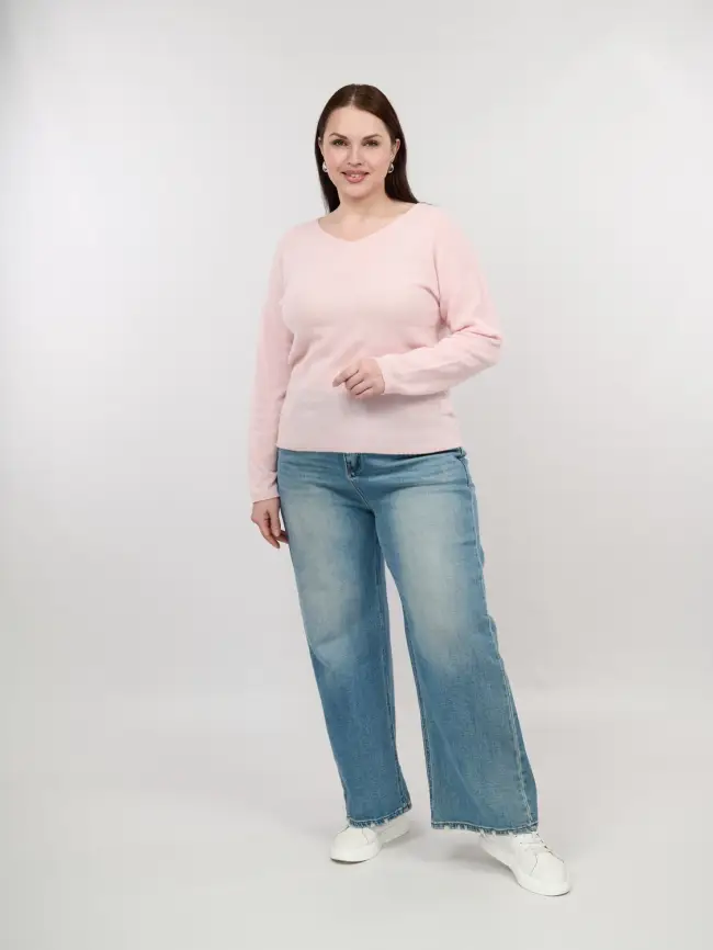 Джемпер шерсть,кашемир 25678 Размер 48-56 фото 13