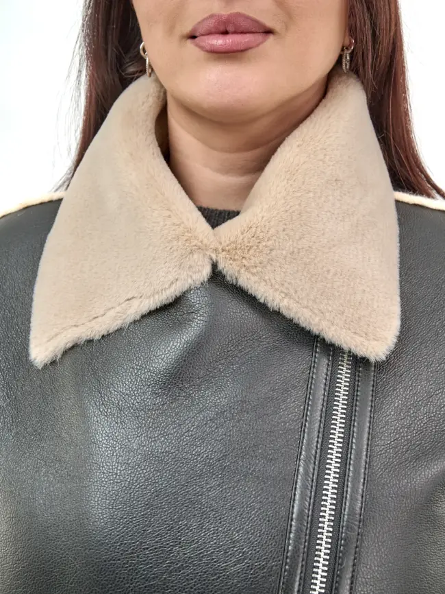 Дубленка авиатор 12105 Размер 46-54 фото 13