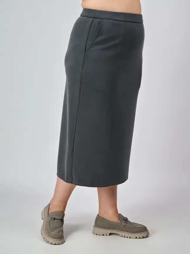 Юбка карандаш с карманами 0013 ЭттоПлюс Размер 52-58 фото 11