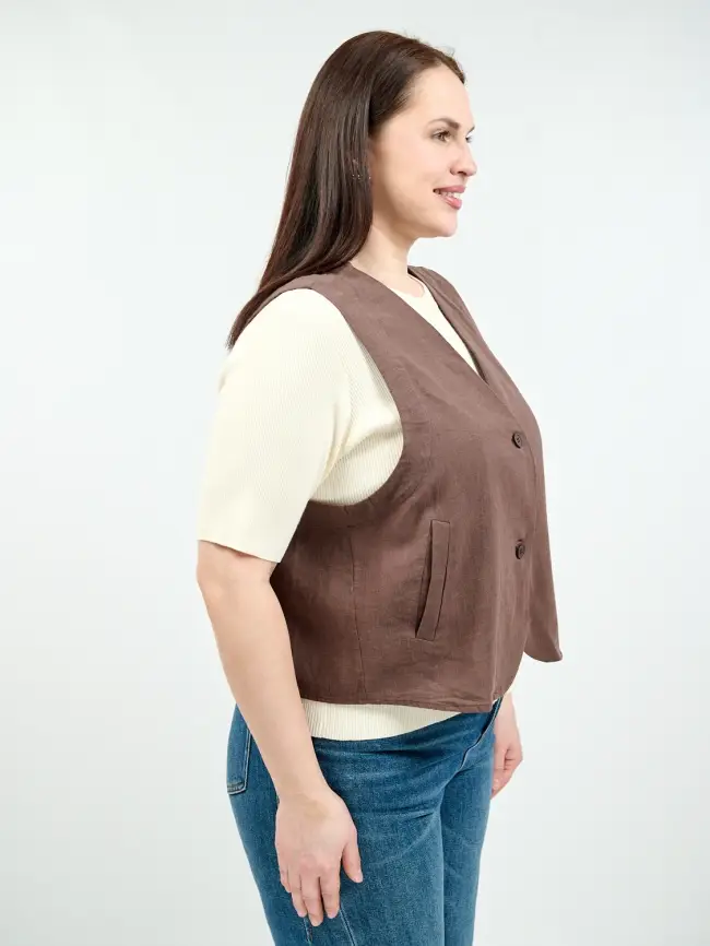 Жилет 25017 Размер 50-56 фото 26