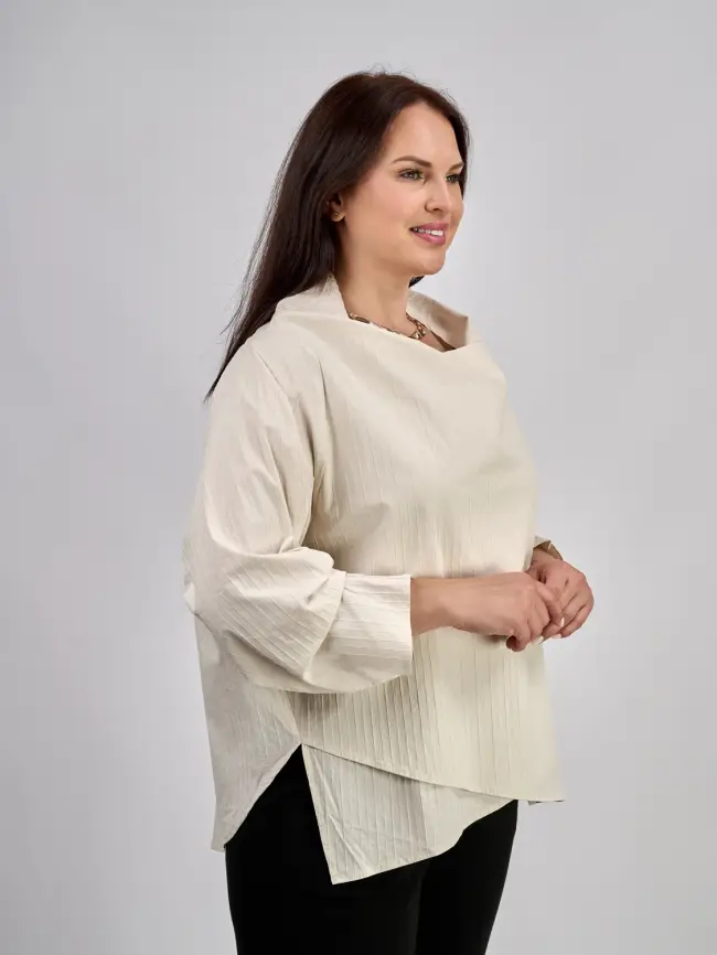 Блуза 33491 ЭттоПлюс Размер 50-58 фото 26