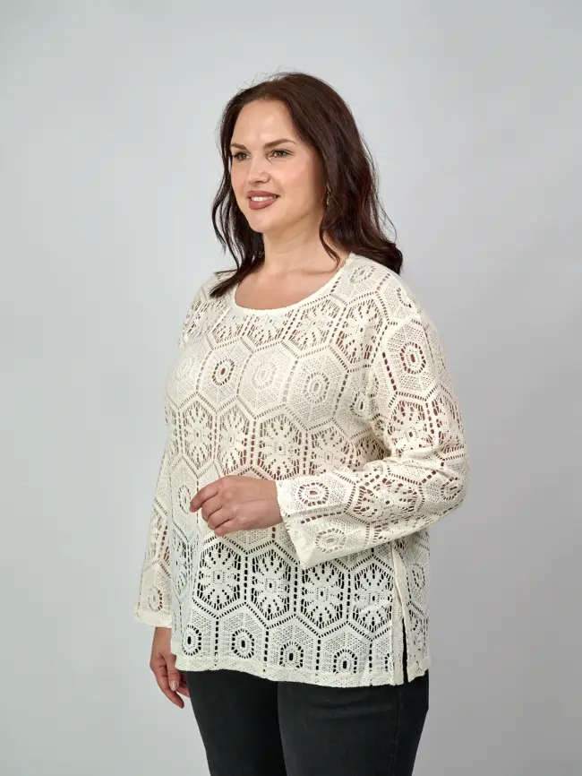 Джемпер 1266 Размер 52-58 фото 4