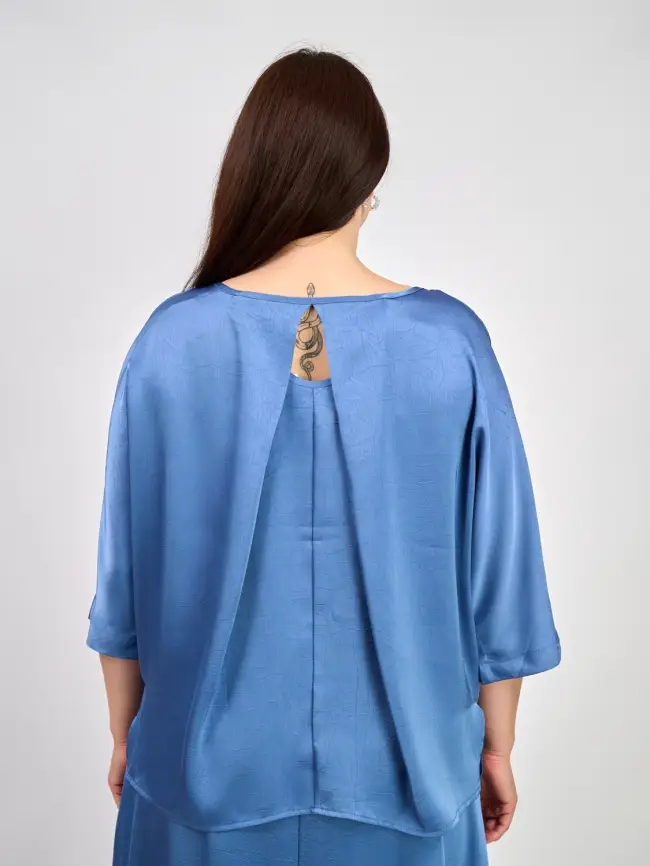 Блуза ЭттоПлюс 1005 Размер 50-58 фото 17