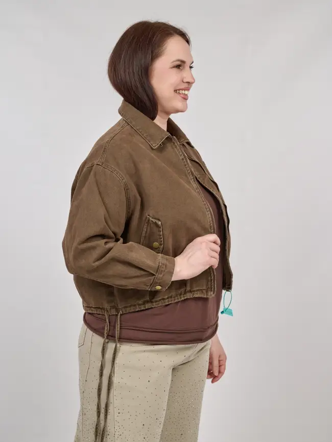 Куртка джинсовая  88111 Размер 48-56 фото 7