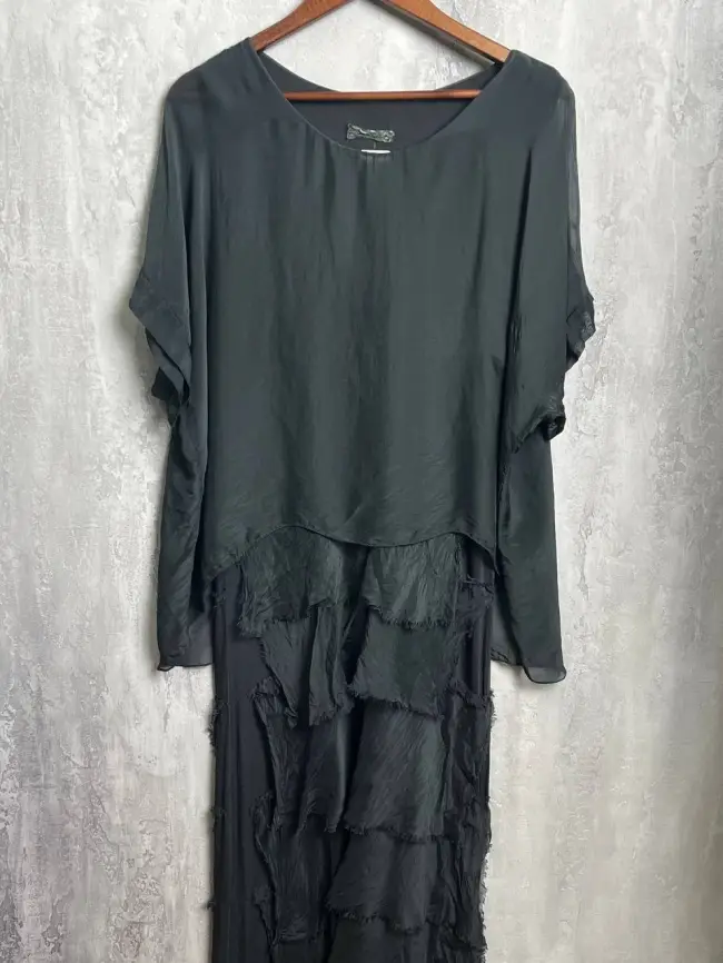 Платье шелк рваное 2388-06 фото 10