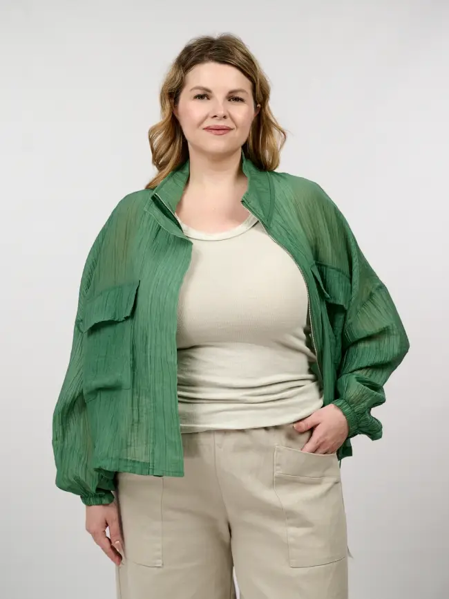 Ветровка-пыльник 9025 Размер 50-58 фото 35