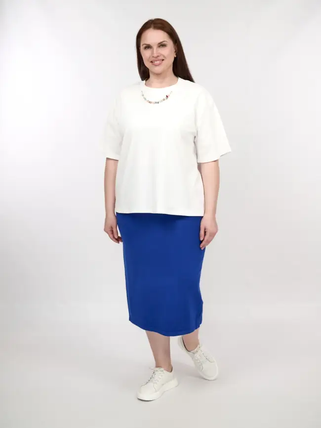 Юбка-карандаш ЭттоПлюс 272-1 Размер 54-58 фото 62