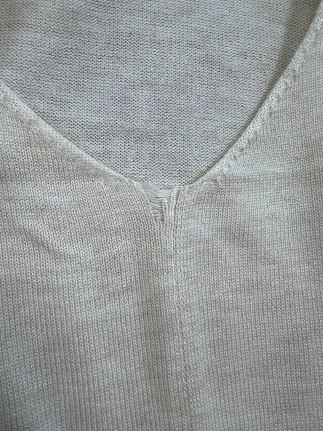 Джемпер 23319 Размер 54-60 (слоновая кость) Уценка фото 2