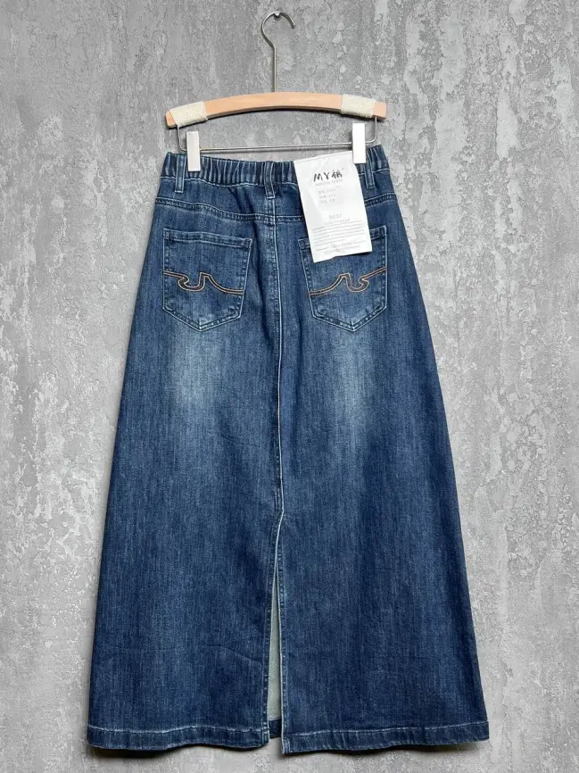 Юбка джинсовая 37305 Размеры 46-56 фото 4