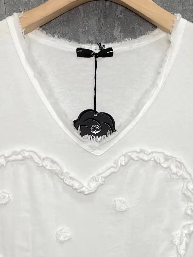 Футболка Сердце 6001 Италия Размер 50-58 фото 3