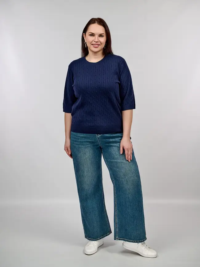 Джемпер 68525 ЭттоПлюс Размер 48-56 фото 36