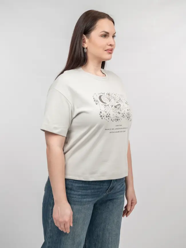 Футболка с принтом 95143 Размер 50-54 фото 36