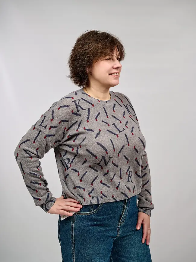 Джемпер 88099 Размер 46-50 фото 7